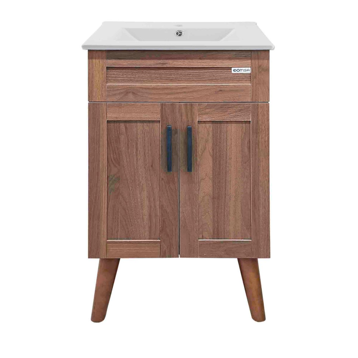 DOMSA - Kit Mueble Vanitorio Elegance Nogal 50x80x40 cm