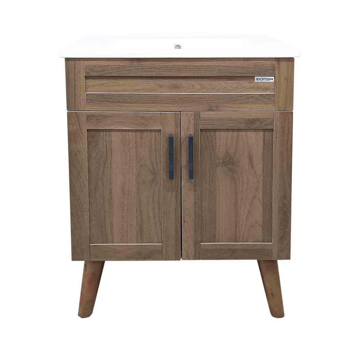 DOMSA - Kit Mueble Vanitorio Elegance Nogal 60x80x47 cm