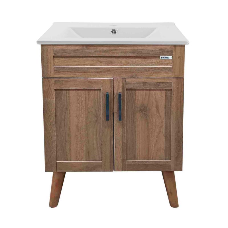 DOMSA - Kit Mueble Vanitorio Elegance Nogal 60x80x40 cm
