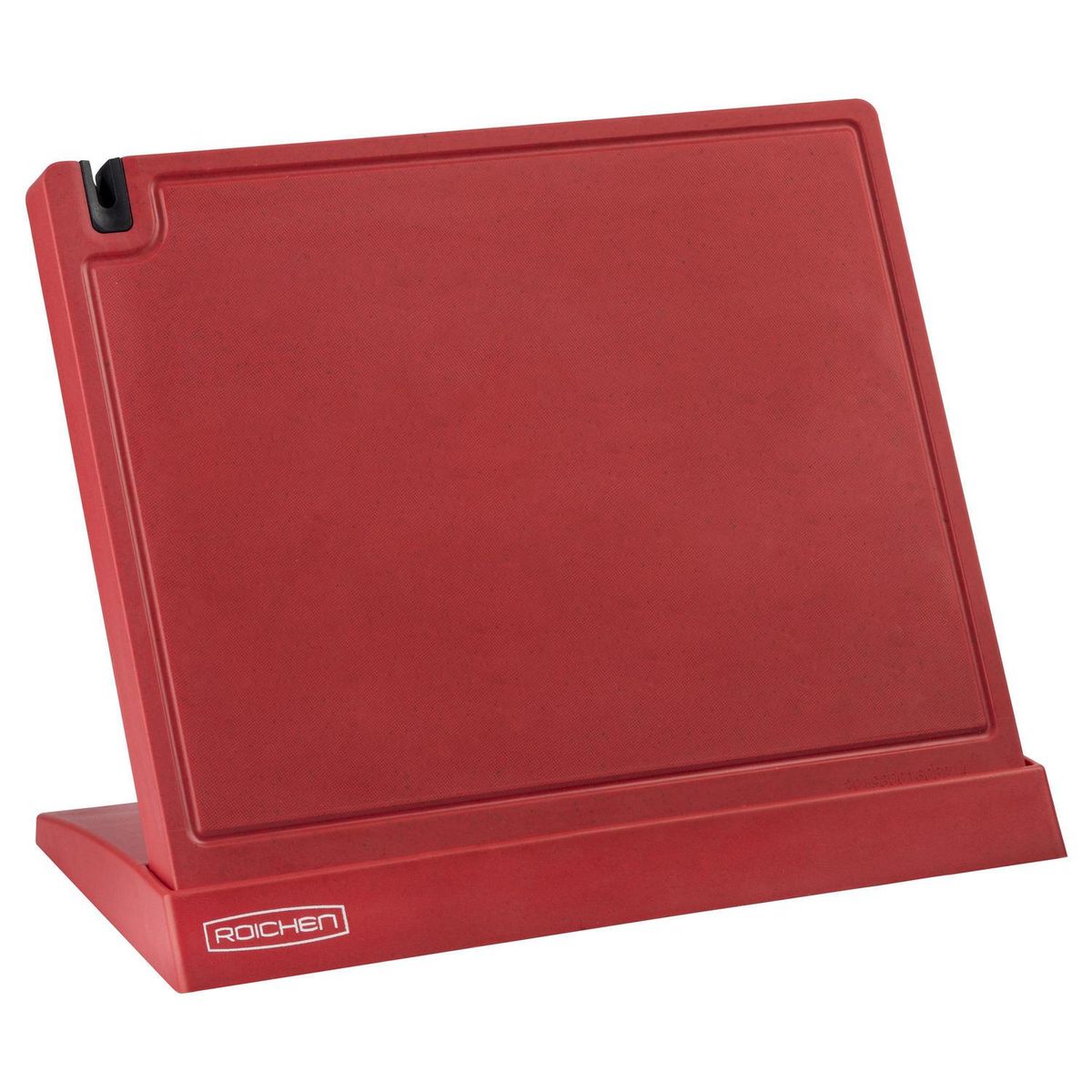 ROICHEN - Tabla para Cortar con Afilador de Plástico 13.5x20 cm Rojo