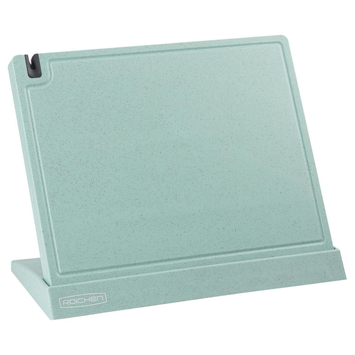 ROICHEN - Tabla para Cortar con Afilador de Plástico 13.3x26.8 cm Celeste