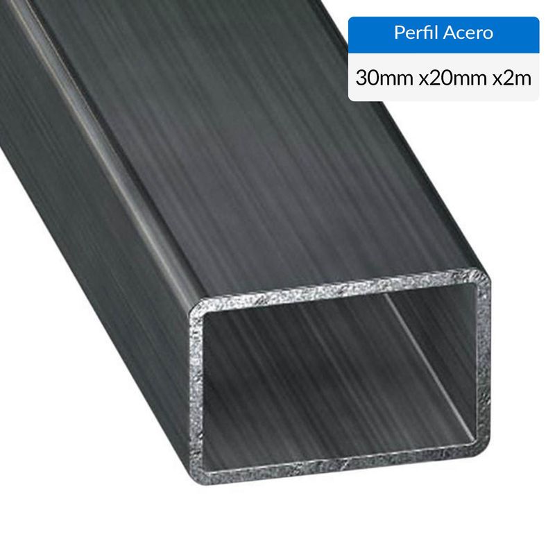 CINTAC - Perfil Rectangular Acero 30x20x1,5 mm 2 m