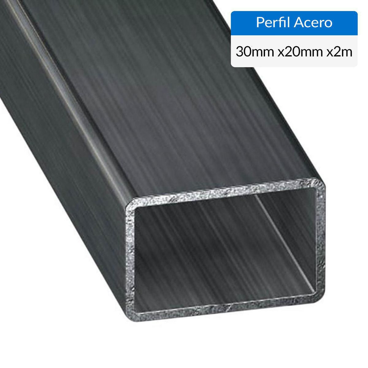 CINTAC - Perfil Rectangular Acero 30x20x2 mm 2 m