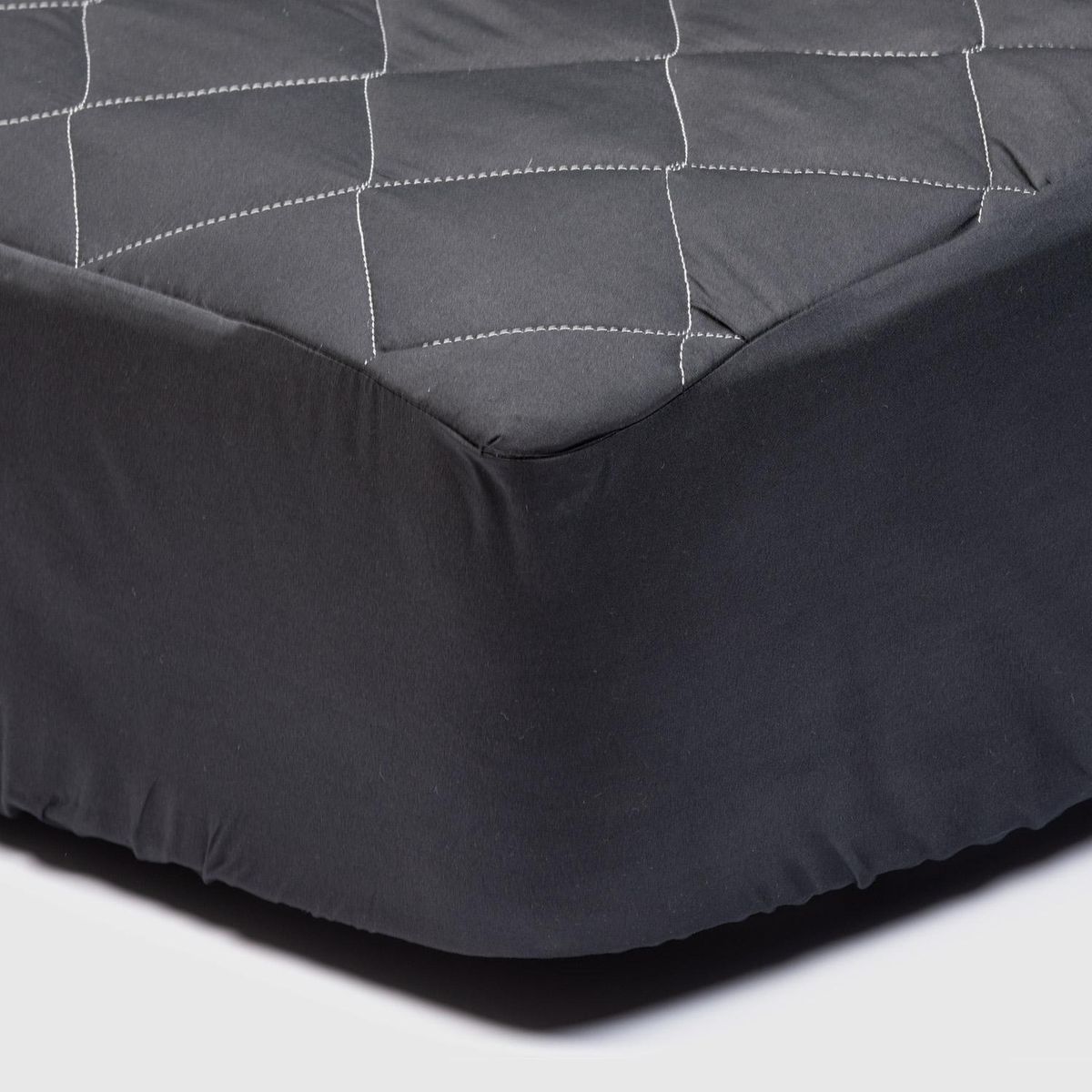 ARTHOME - Cubrecolchón King Negro