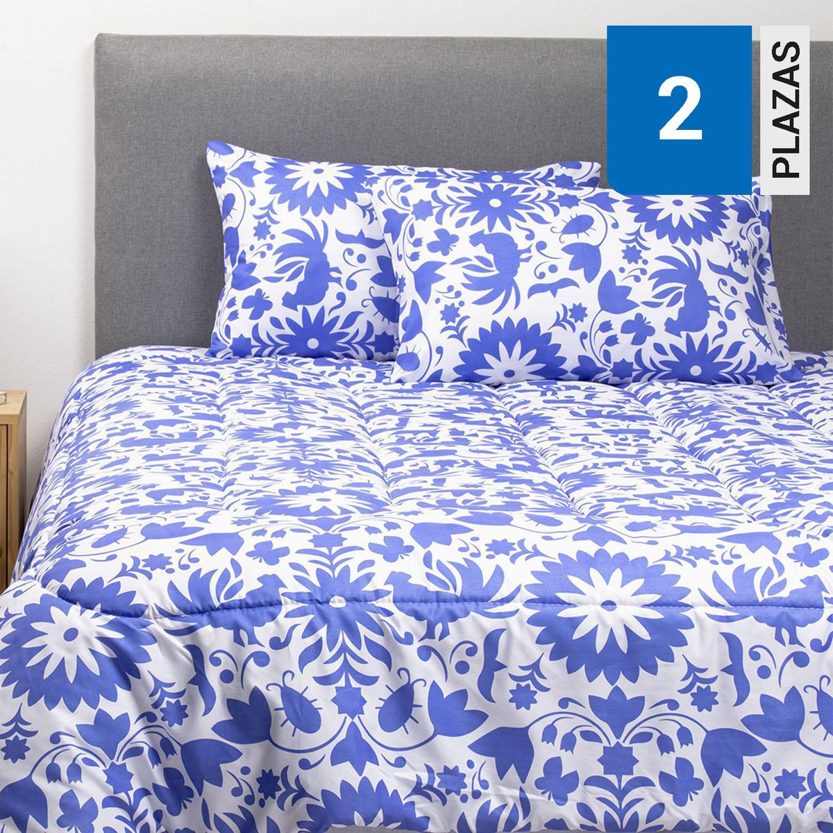 ARTHOME - Plumón 2 plazas Azul 