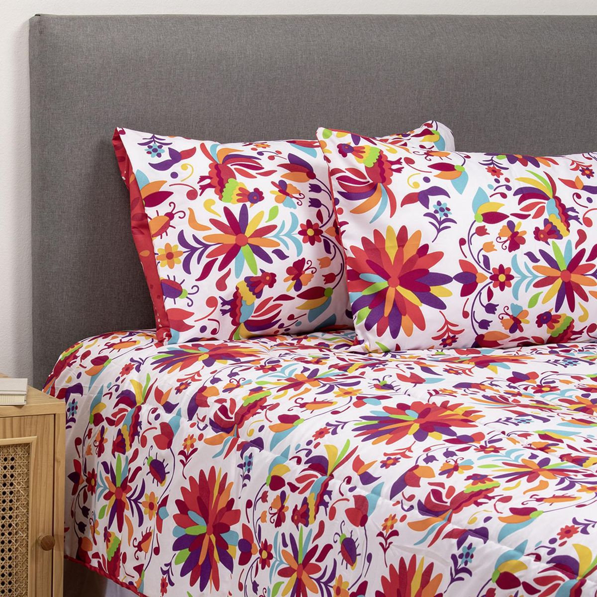 ARTHOME - Plumón 2 plazas Rojo 