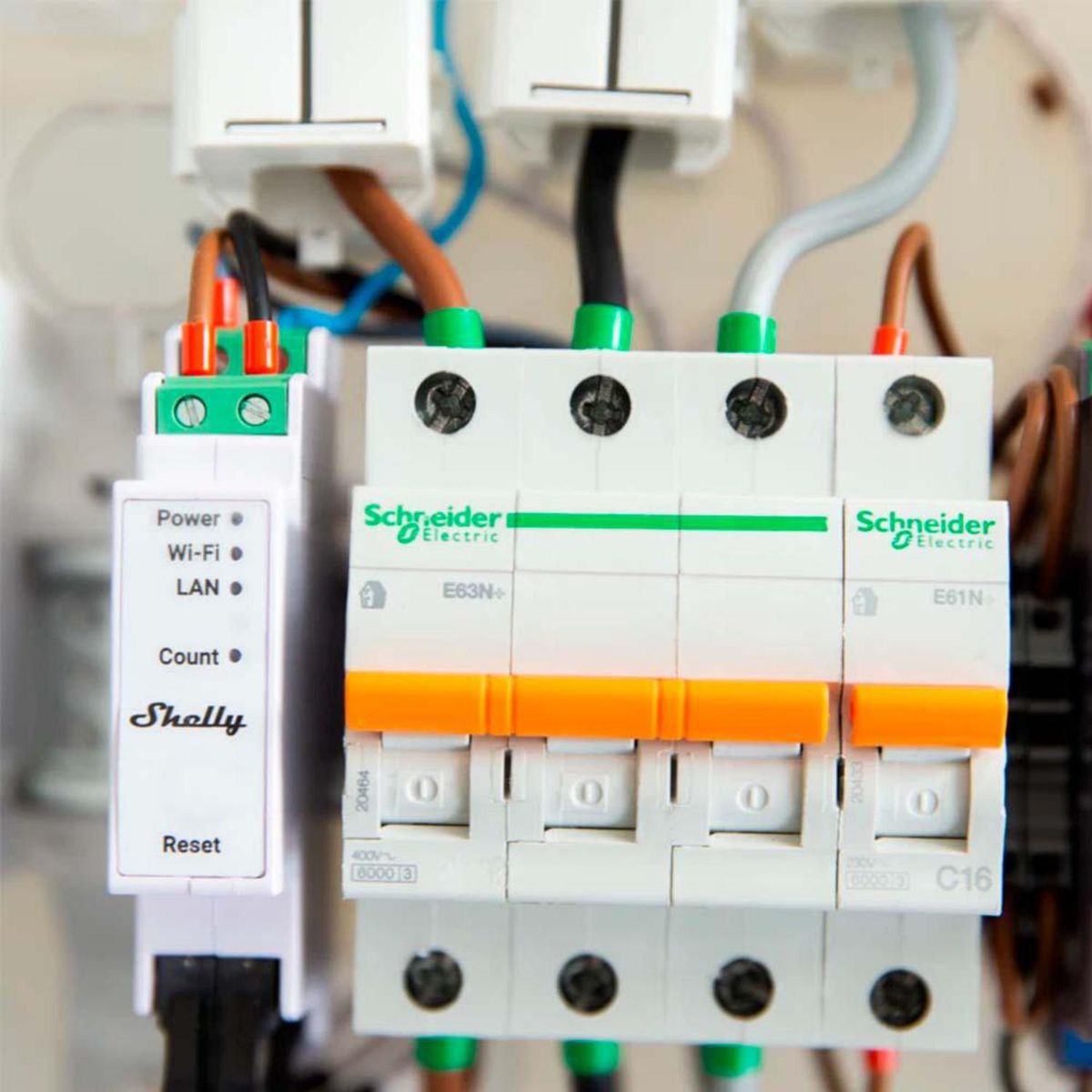 SHELLY - Medidor Energía Pro 3 Em 120A