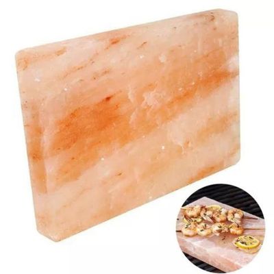 Imagen 2 del producto Tabla de Cortar de Sal 25x25 cm Rosado