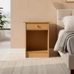 CIC - Velador 1 Cajón(es) Villarrica 30x63.5x45 cm Mostaza