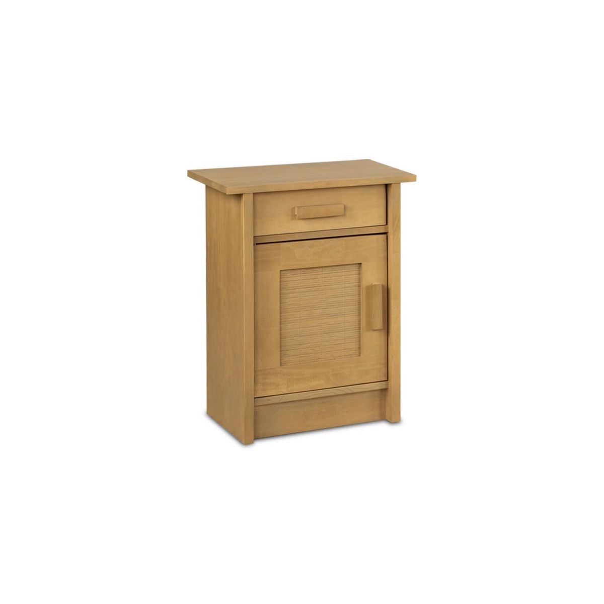 CIC - Velador 1 Puerta 1 Cajón(es) Milán 35x63.5x45 cm Mostaza