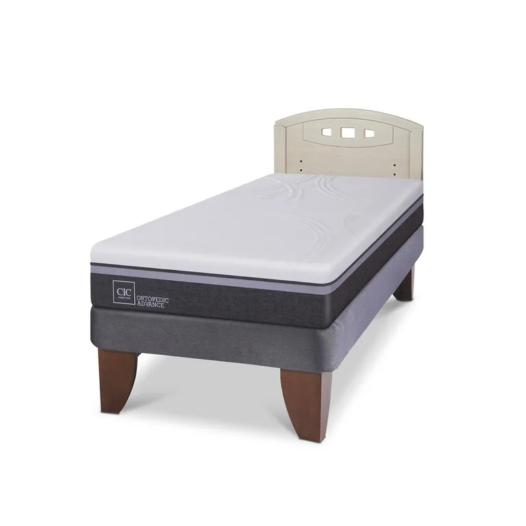 CIC Cama Europea Ortopedic Advance 1.5P Respaldo Gales Alpino