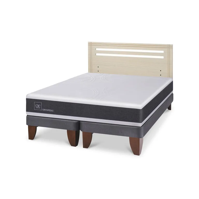 Cama Europea Ortopedic King Respaldo Dublin Alpino