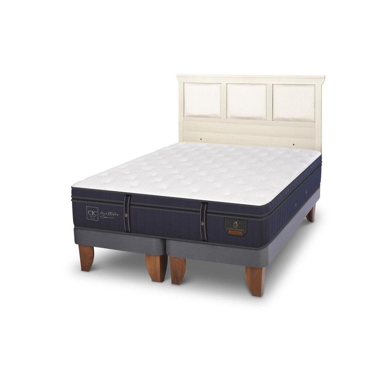 CIC - Cama Europea grand premium king Respaldo Torino alpino
