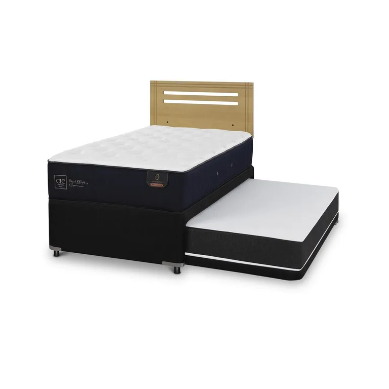 Divan Premium Black Respaldo Munich Mostaza