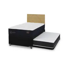 CIC - Divan premium black Respaldo villarrica mostaza