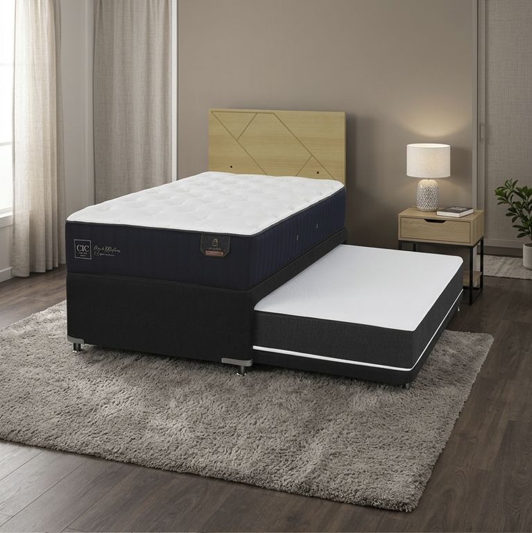 Diván 1.5 plazas Nido Premium Negro