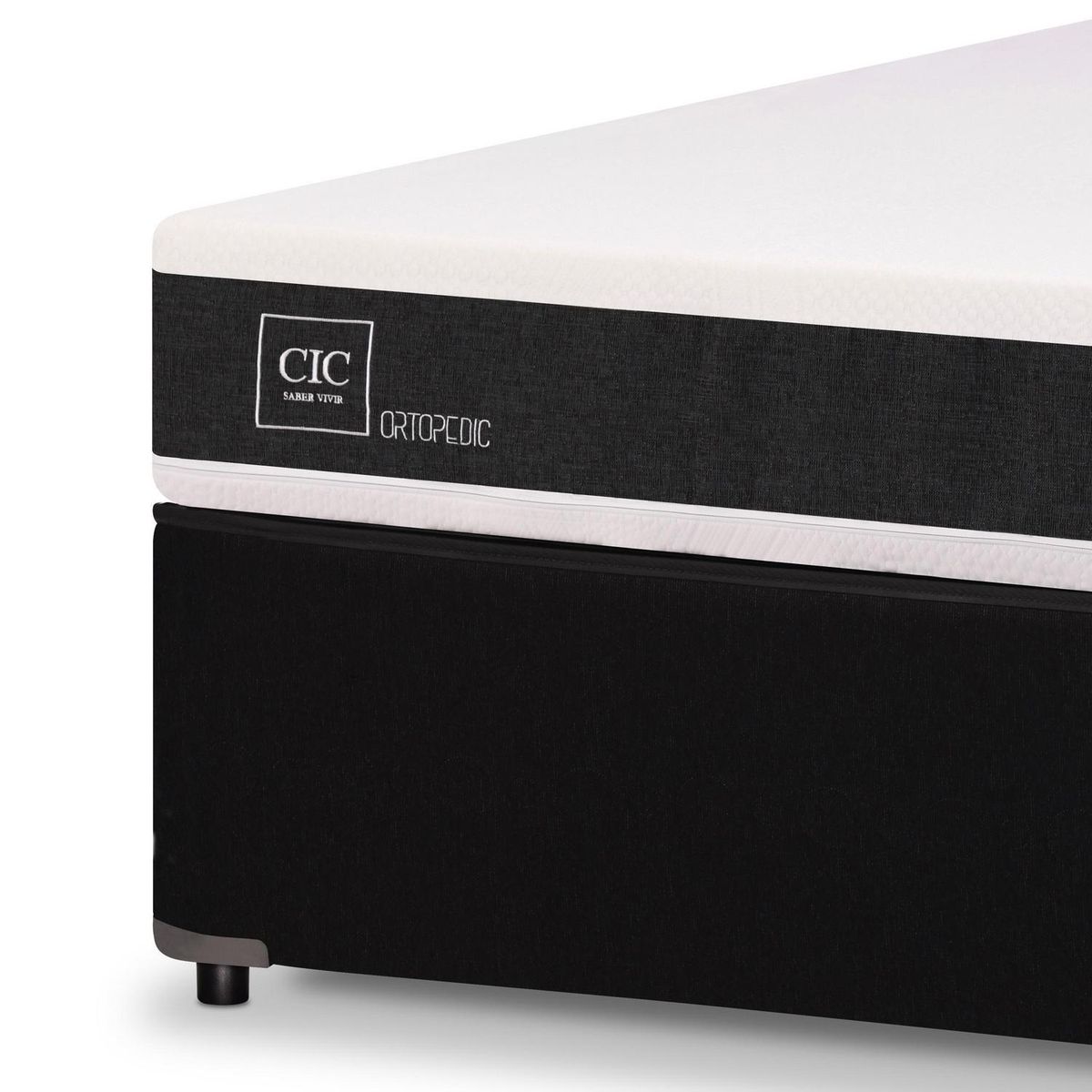 CIC - Divan ortopedic black Respaldo villarrica mostaza