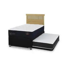 CIC - Divan premium black Respaldo dublin mostaza