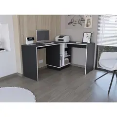 TUHOME - Escritorio Rookie Blanco 116.5x76.5x151.6 cm