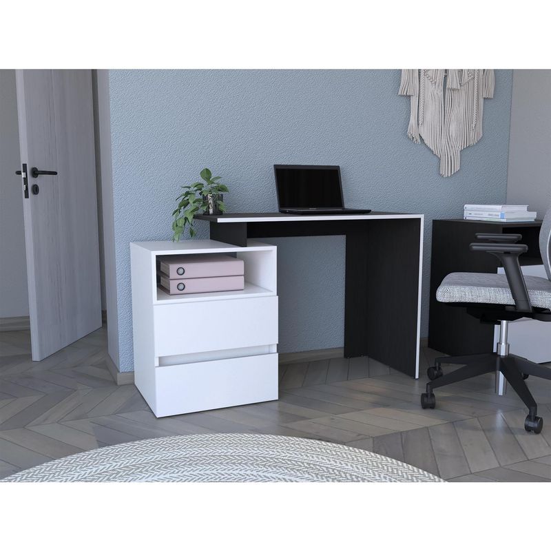 TUHOME - Escritorio Rookie Blanco 120x75x44.1 cm