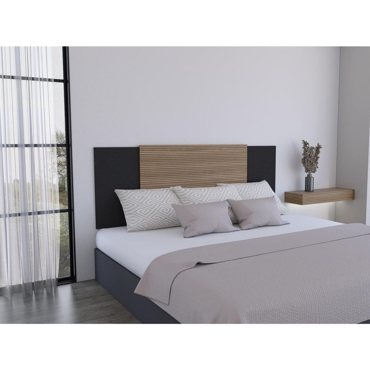 TUHOME - Cabecera de cama 2 plazas Neus Wengue