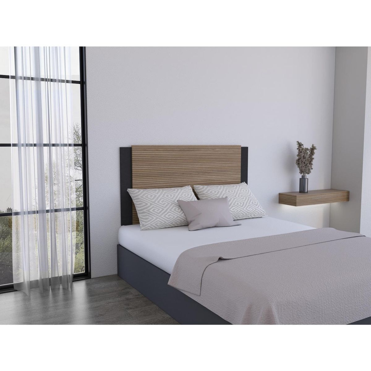 TUHOME - Cabecera de cama 2 plazas Neus Wengue
