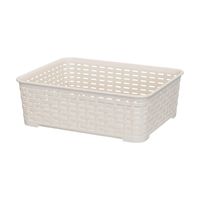 Canastilla 19.7x8.1x24.5 cm 3 l Beige