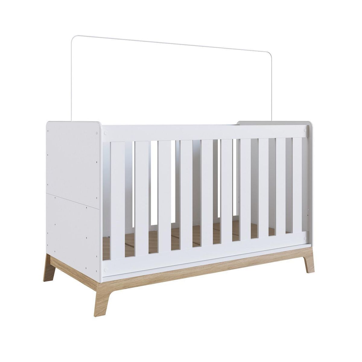 YARDAS - Cuna 3 Posiciones Toledo Blanco 86x136.6x68 cm