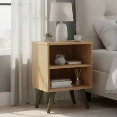 YARDAS - Velador Lérida 39x54x30 cm Nogal