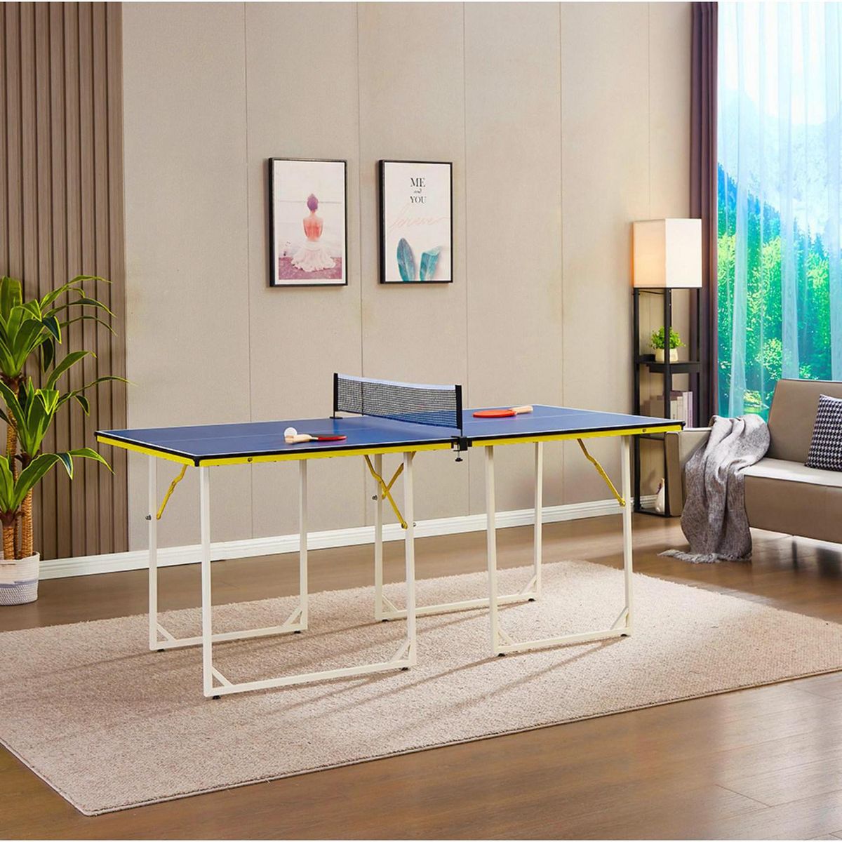 KIDSCOOL - Mesa de Ping Pong 91x76x182 cm