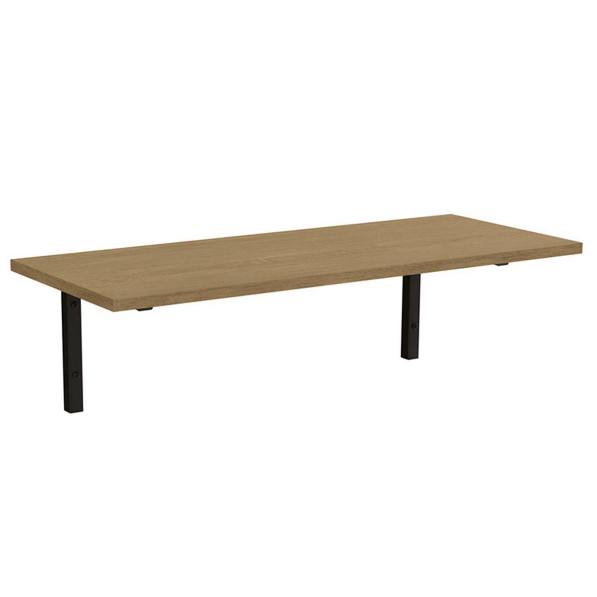 YARDAS - Repisa Merlo MDP 1 Nivel(es) 72x29x21 cm Nogal