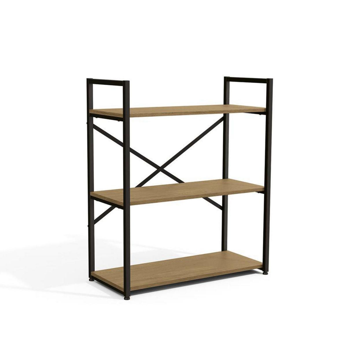 YARDAS - Estante Quilmes MDP 3 Nivel(es) 72x85x33 cm Nogal