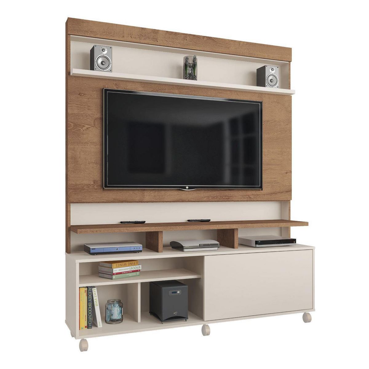 YARDAS - Estante 55 " Atlanta Nogal 150x183x39 cm