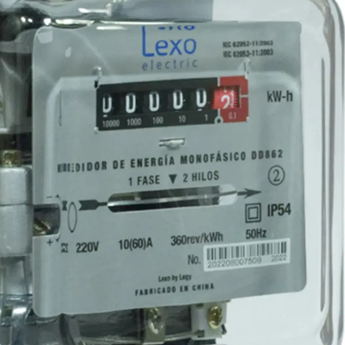 LEXO - Medidor electromecanico 10(60)A