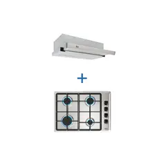 TEKA - Combo Encimera A Gas +Campana extraible inox
