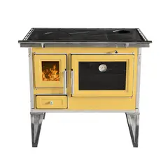 ALCAZAR - Cocina a Leña Calbuco L80 Amarilla