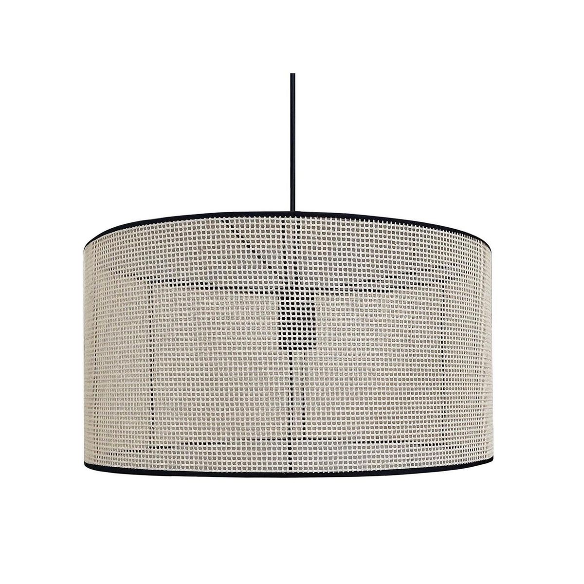 CONCEPT - Lámpara Colgante Rimini Fibras Naturales Blanco