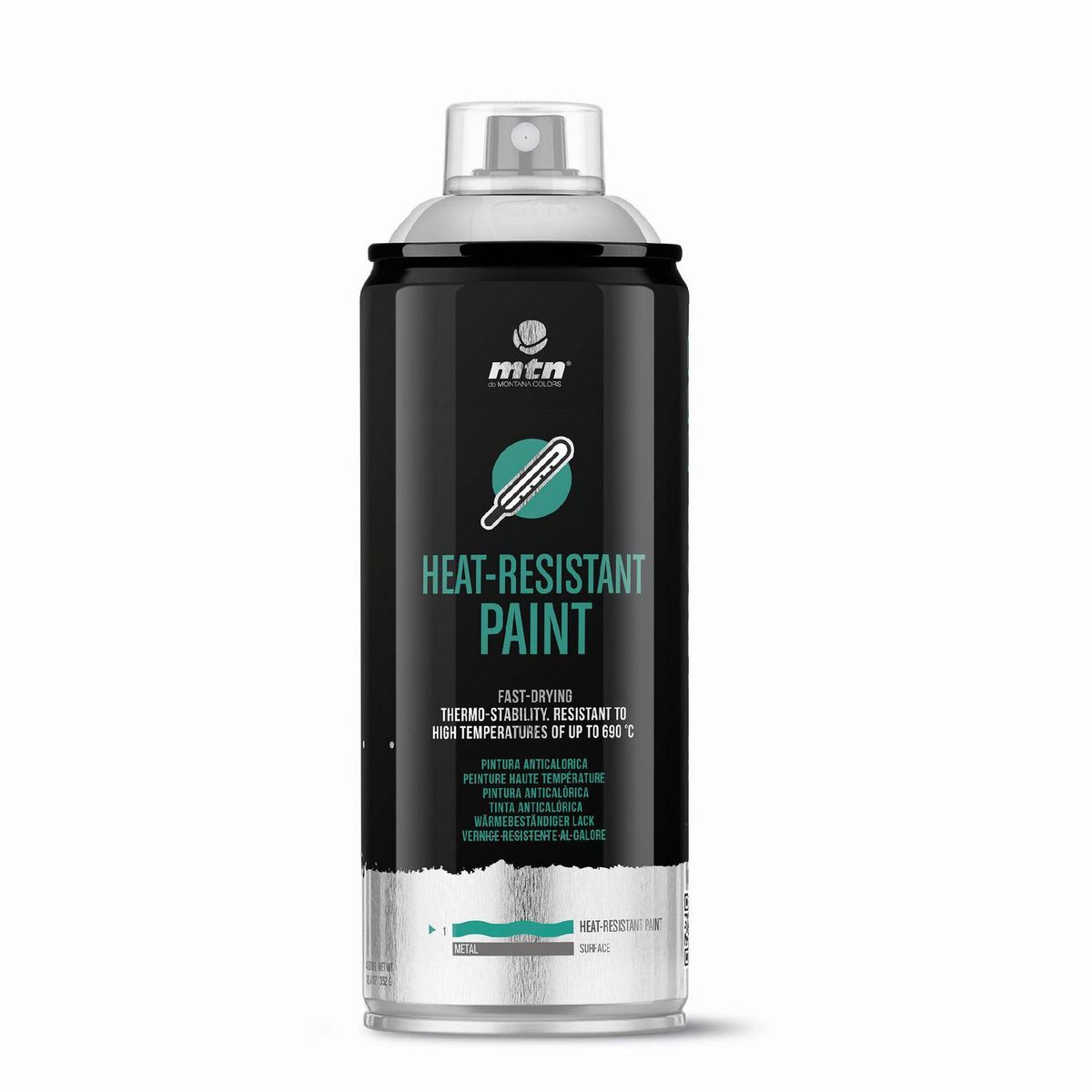 MONTANA - Spray 0.4 l Brillante PLATA