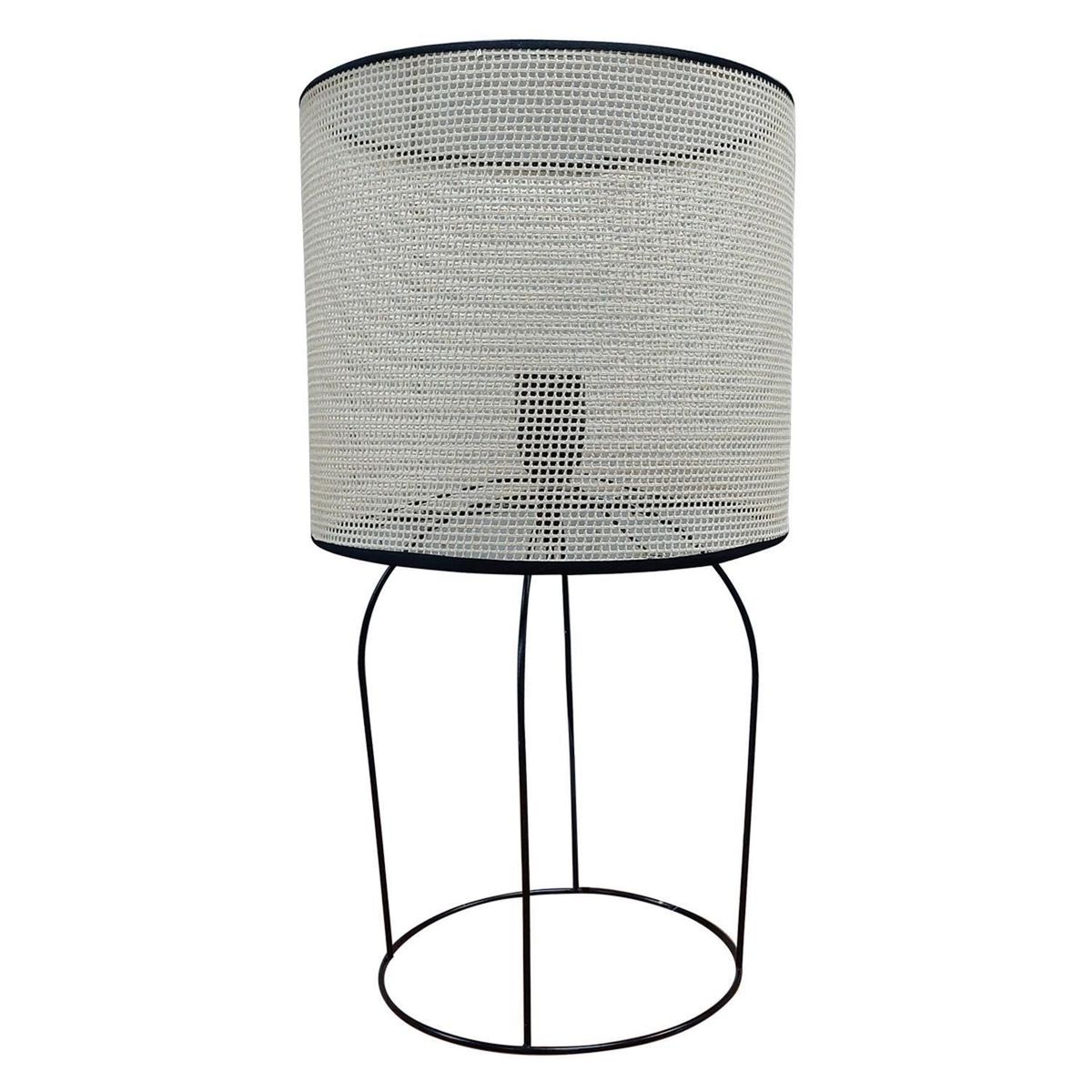 CONCEPT - Lámpara Sobremesa Alba Crudo Blanco 40x45 cm