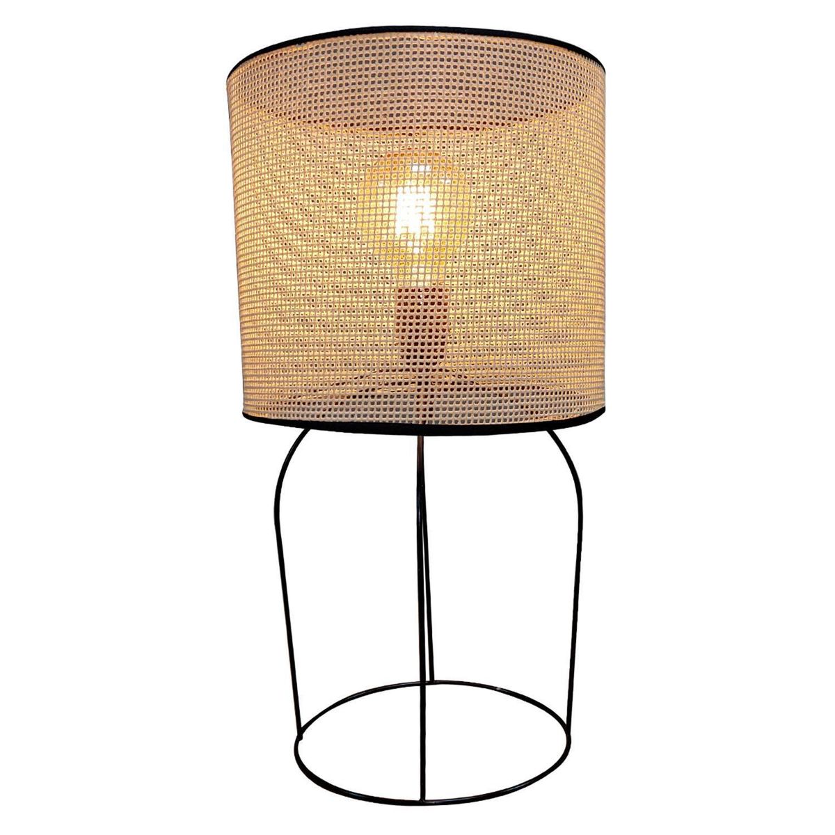 CONCEPT - Lámpara Sobremesa Alba Crudo Blanco 40x45 cm