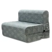 Sofá Cama Poliuretano Gris 90x165x16 cm