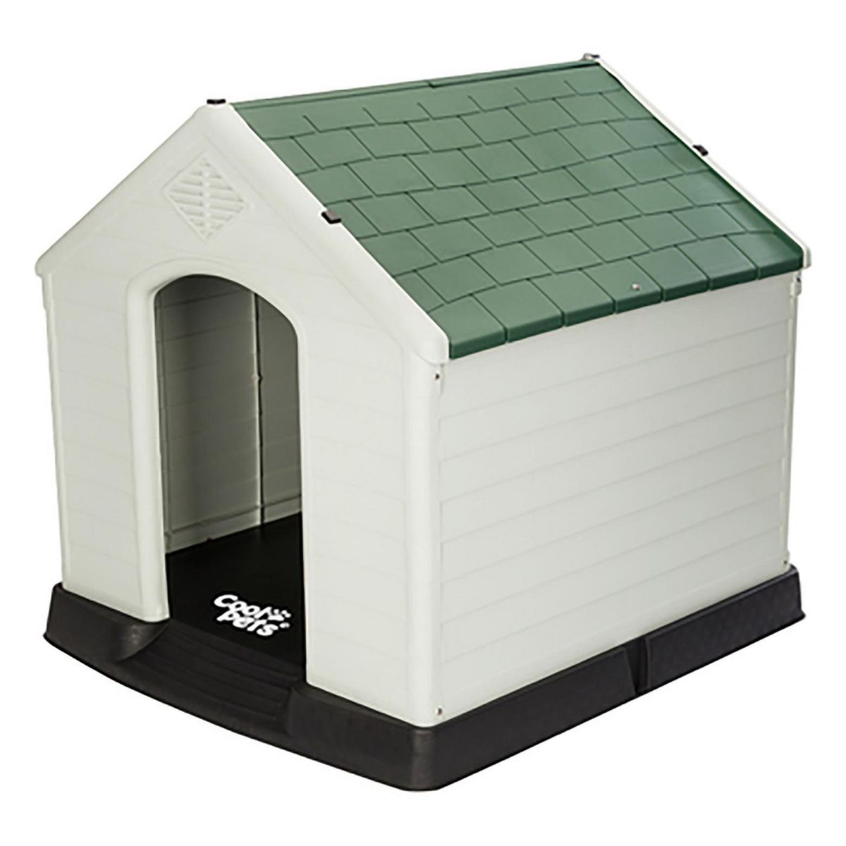 GENERICO - Casa para Perro 81.5x78.5x87.7 cm Verde/Blanco