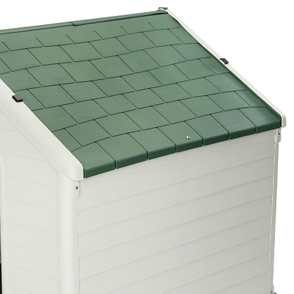 GENERICO - Casa para Perro 81.5x78.5x87.7 cm Verde/Blanco