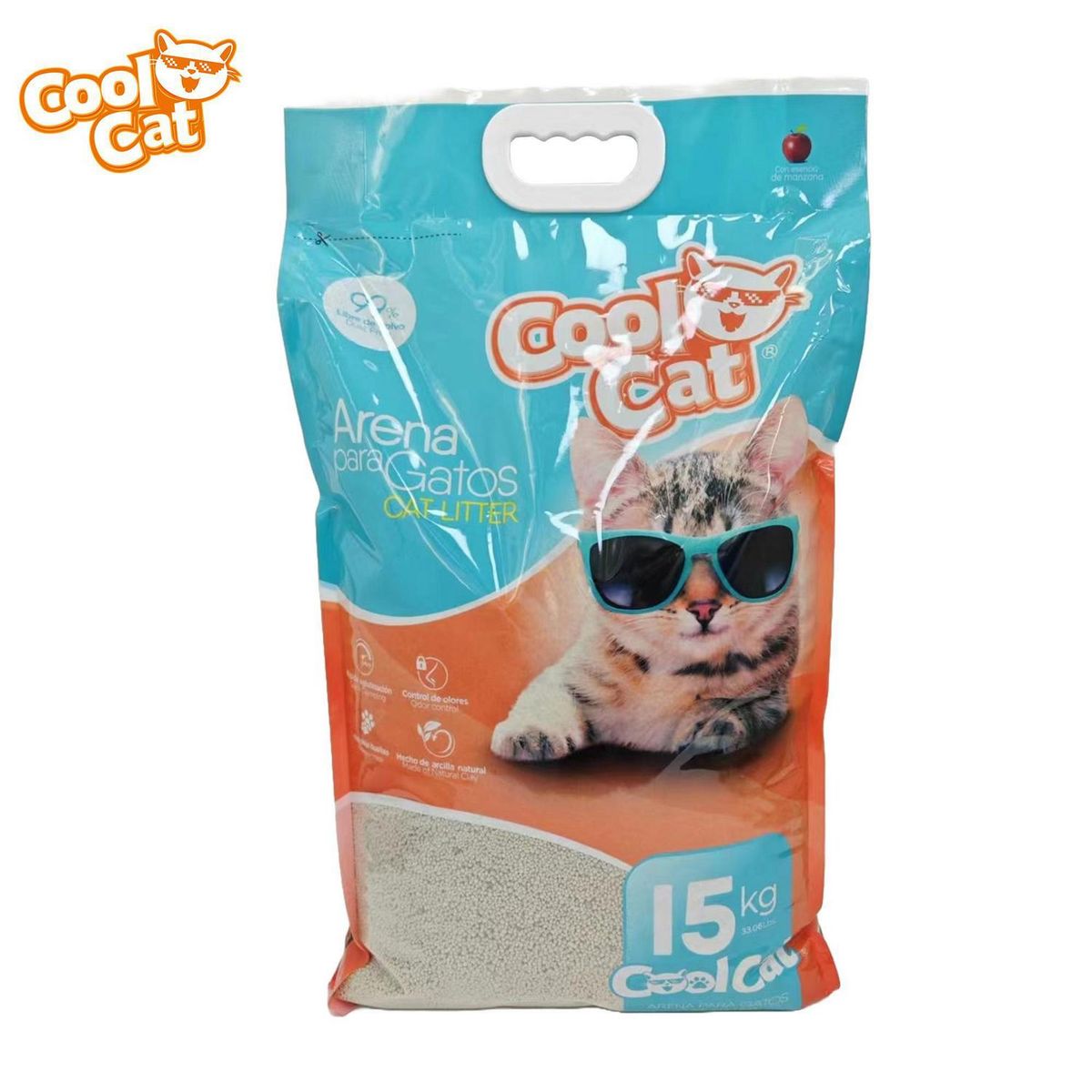 GENERICO - Arena sanitaria aglutinante para gato 15kg