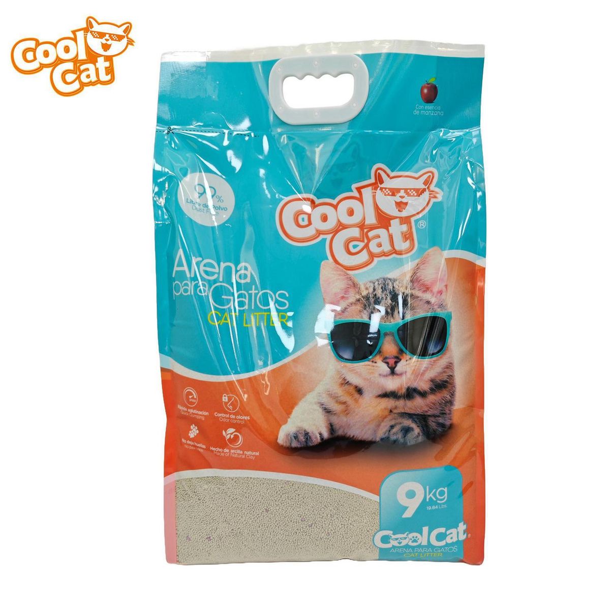 GENERICO - Arena sanitaria aglutinante para gato 9kg