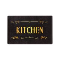 Limpiapies Kitchen Gold 45x75 cm PVC Café