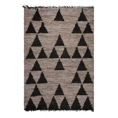DIB - Alfombra Natural Leather Mix 160x230 cm Gris