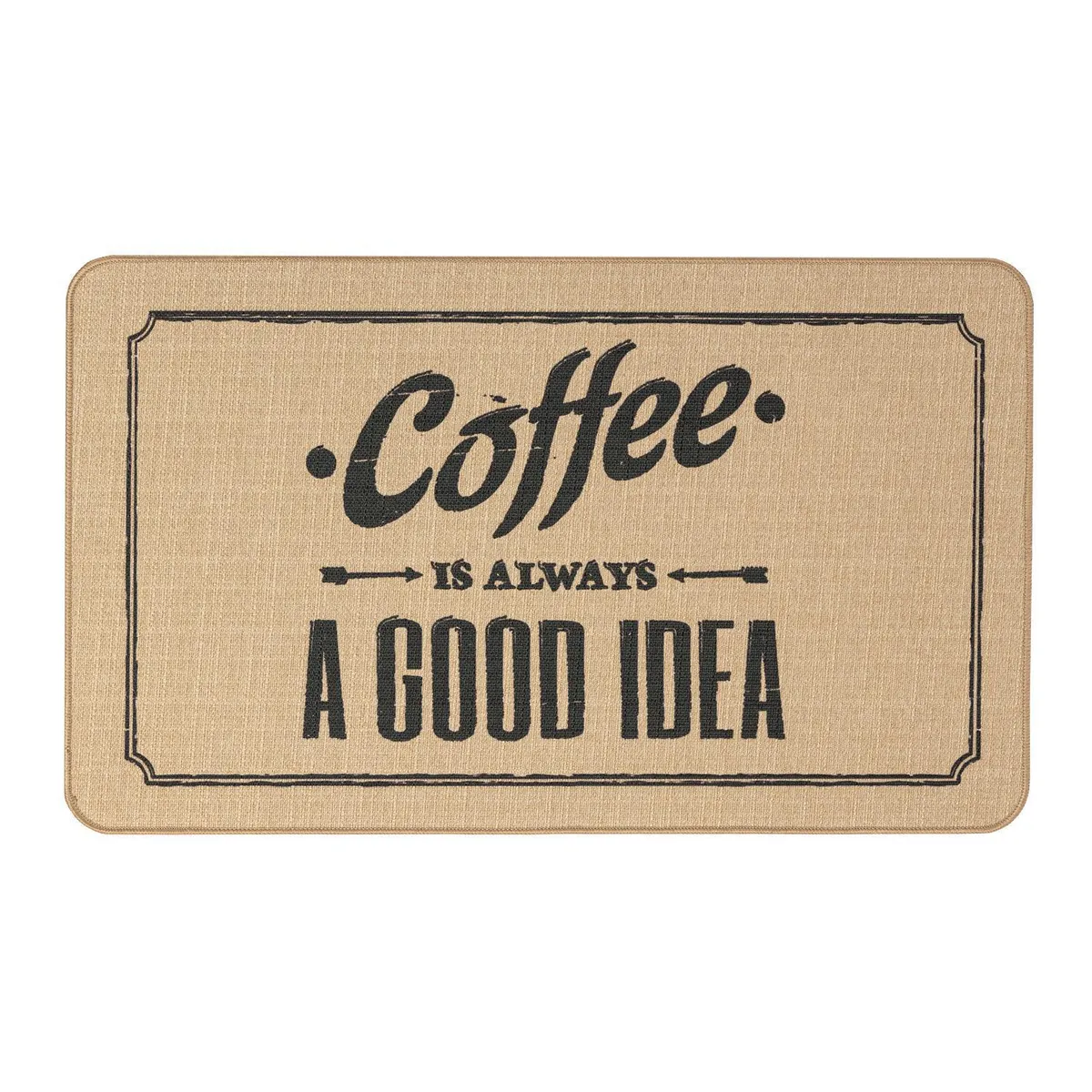 DIB - Limpiapiés Kitchen Line Look 45x75 cm PVC Café