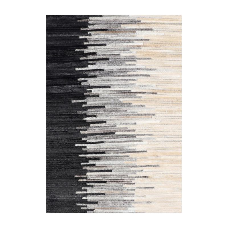DIB - Alfombra Leather Patch Design 230x330 cm Multicolor