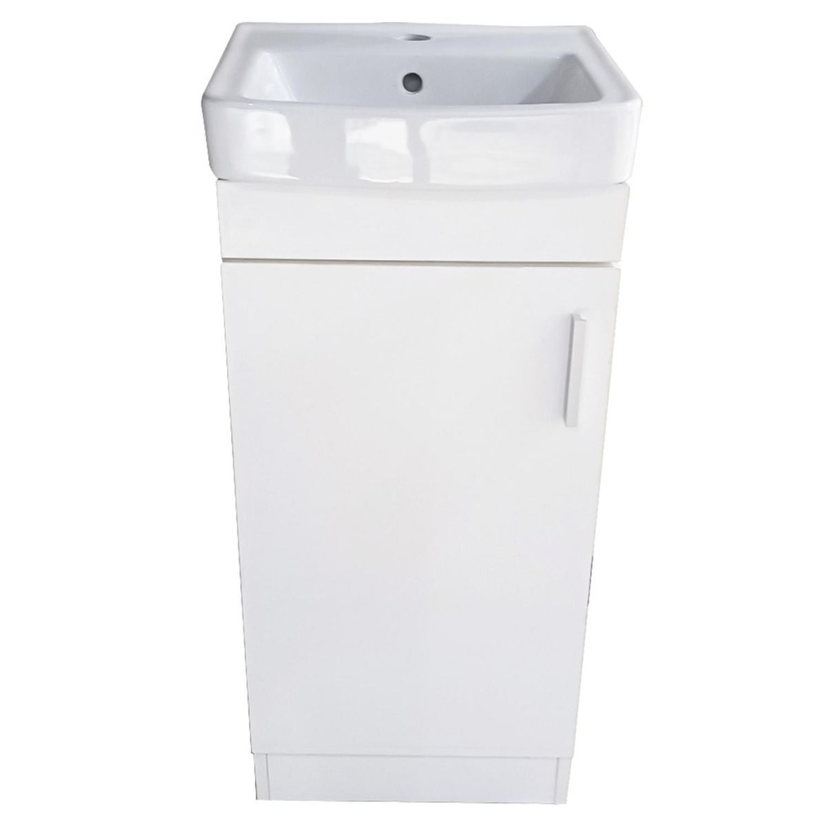 STRETTO - Kit Mueble Claire Blanco 82x40 cm + Cubierta Blanco 40.5x82x42 cm